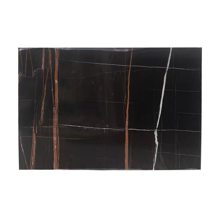 Port Laurent Black Marble Slabs