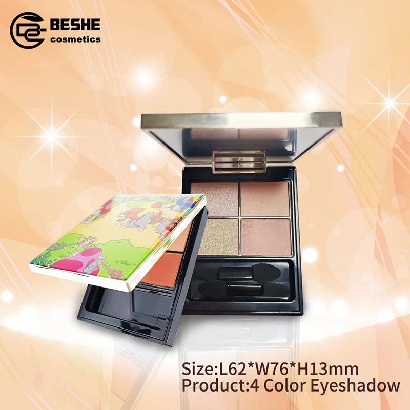What type of applicator or brush is included with the eyeshadow palette, if any?