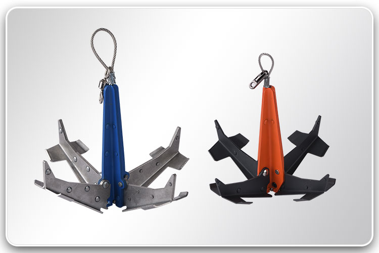 Types of kayak anchor include