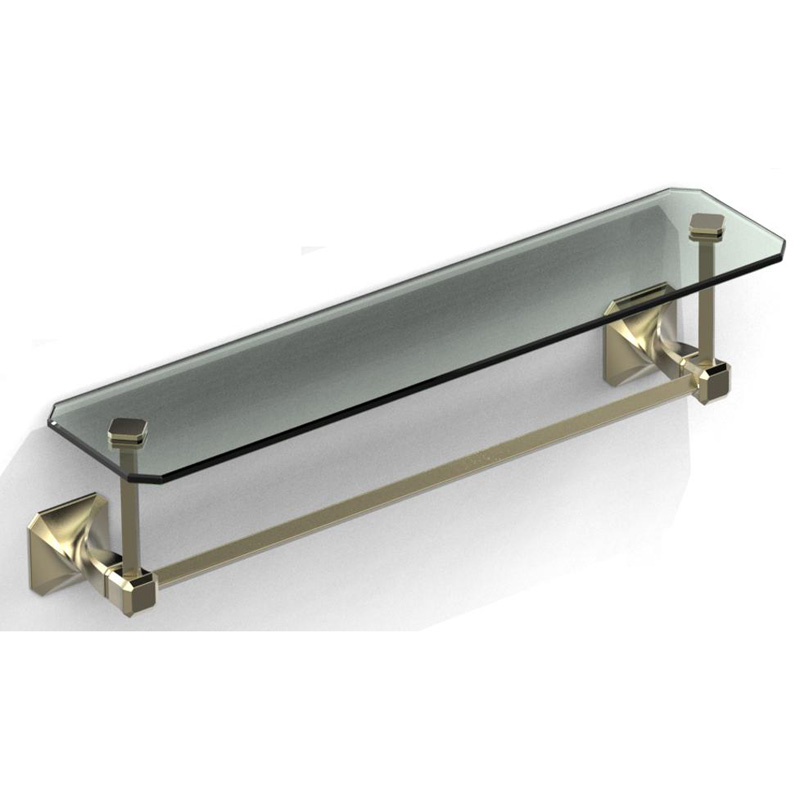 Detailed Overview of Bathroom Metal Towel Rack With Glass Panel
